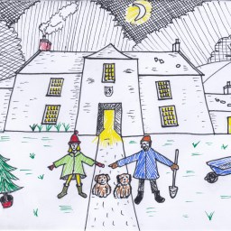 Happy Christmas from Bossiney Court!